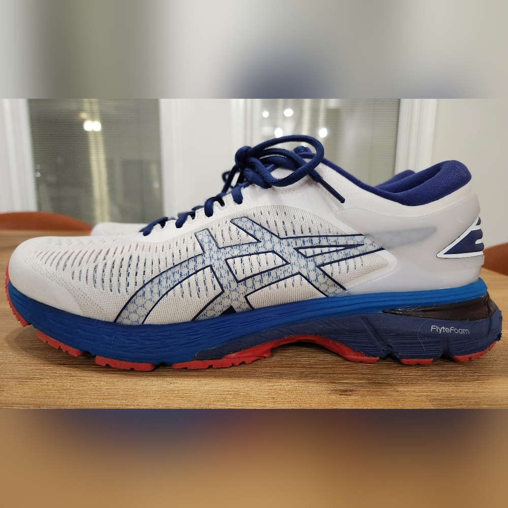 Men's Asics Gel Kayano 25 Size 11.5 White Excellent Condition